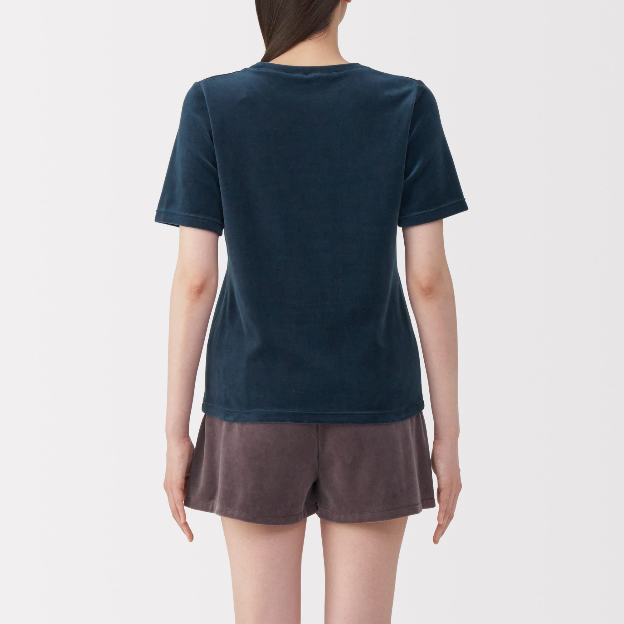 婦人　コットンベロア半袖Ｔシャツ