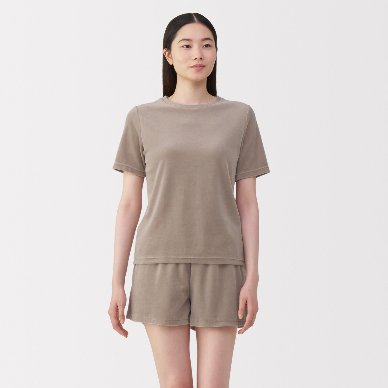 婦人　コットンベロア半袖Ｔシャツ