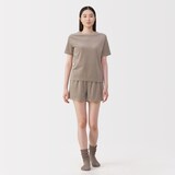 婦人　コットンベロア半袖Ｔシャツ