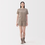 婦人　コットンベロア半袖Ｔシャツ