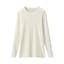 婦人　ウールクルーネック長袖Ｔシャツ