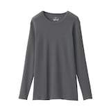 婦人　ウールクルーネック長袖Ｔシャツ