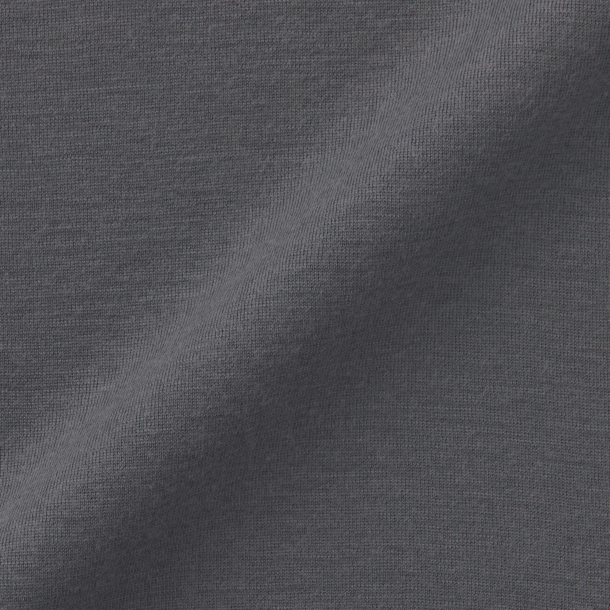 婦人　ウールクルーネック長袖Ｔシャツ