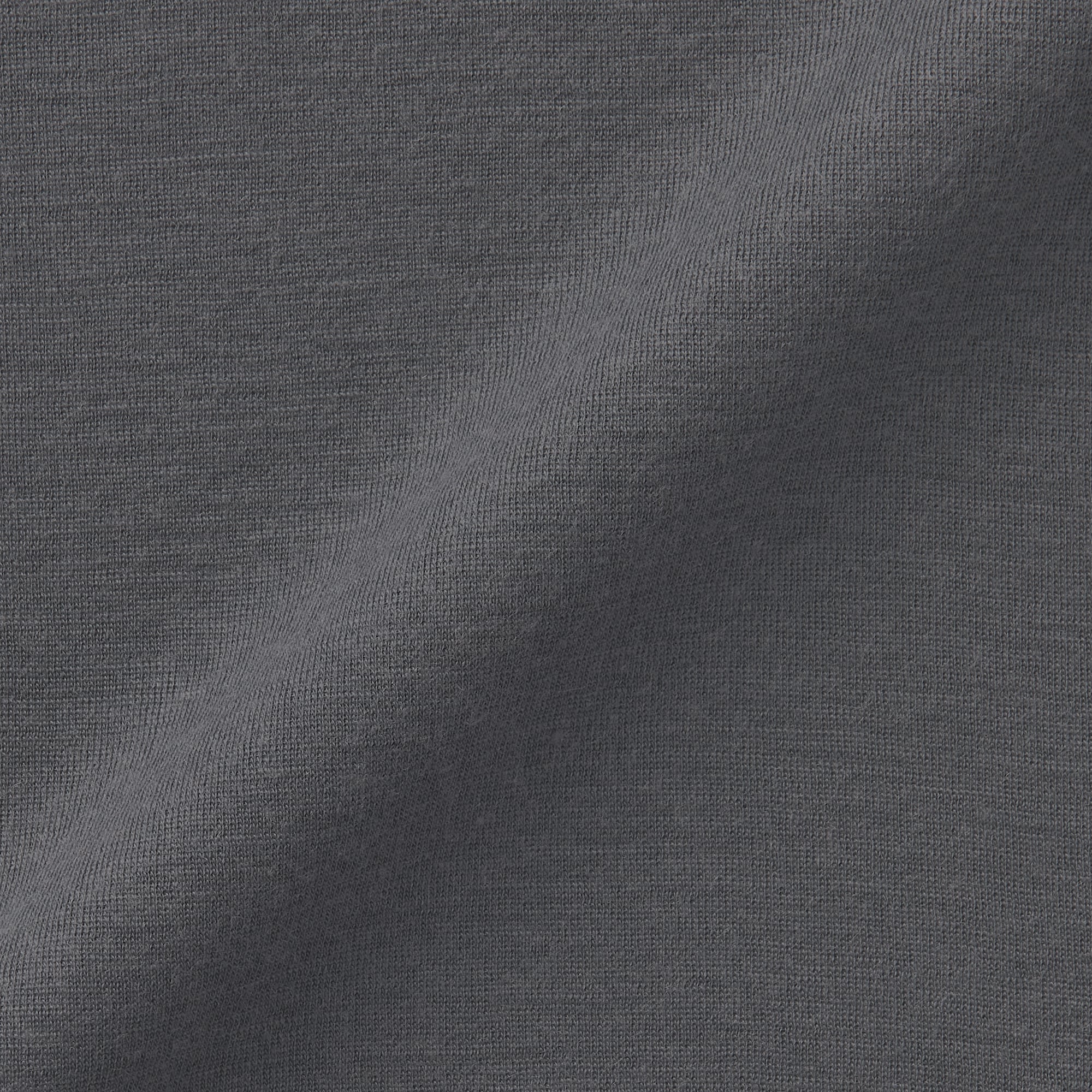 婦人　ウールクルーネック長袖Ｔシャツ