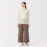 婦人　ウールタートルネック長袖Ｔシャツ