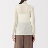 婦人　ウールタートルネック長袖Ｔシャツ