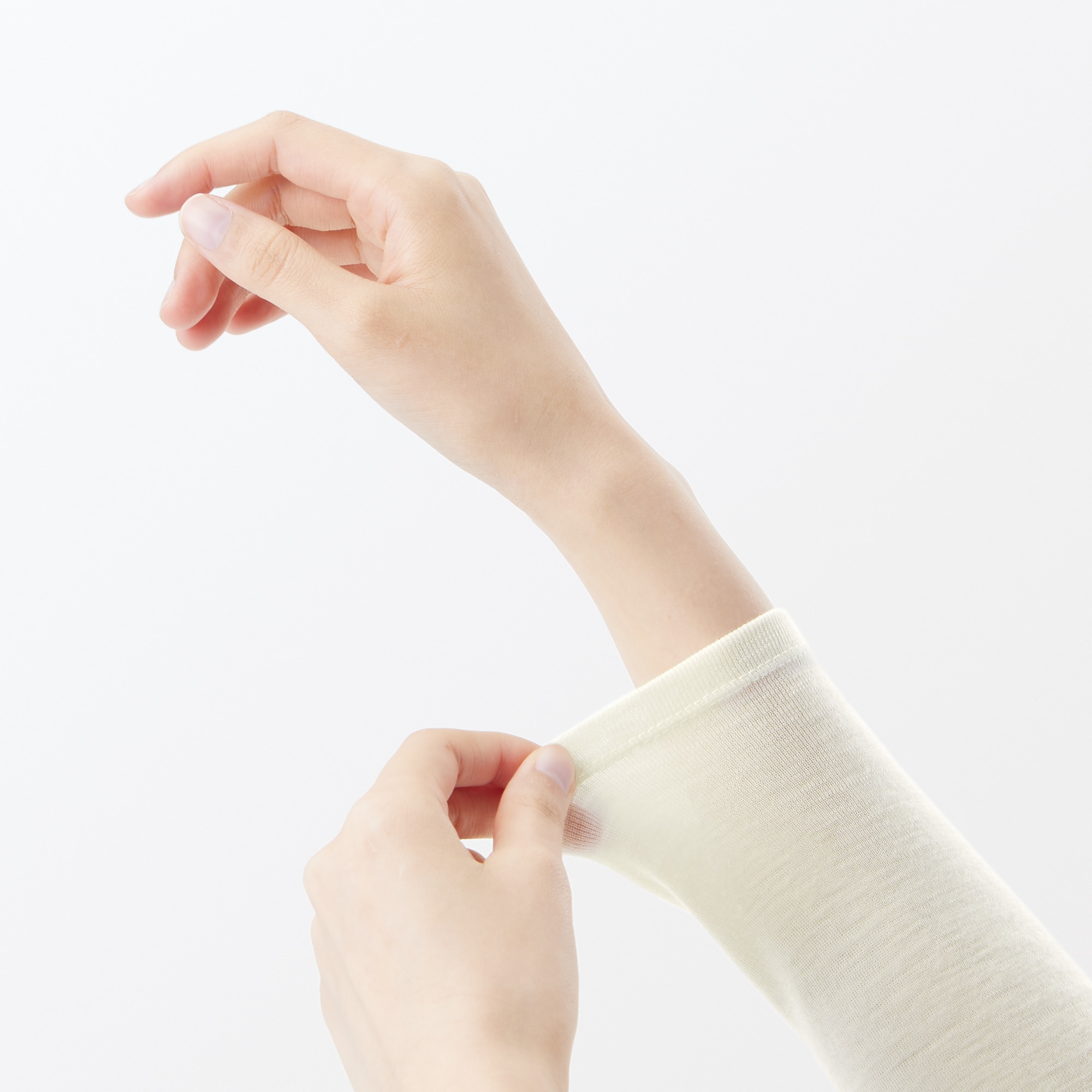 婦人　ウールタートルネック長袖Ｔシャツ