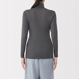 婦人　ウールタートルネック長袖Ｔシャツ