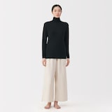 婦人　ウールタートルネック長袖Ｔシャツ