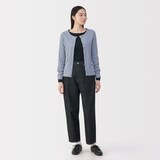 婦人　シアークルーネック長袖Ｔシャツ