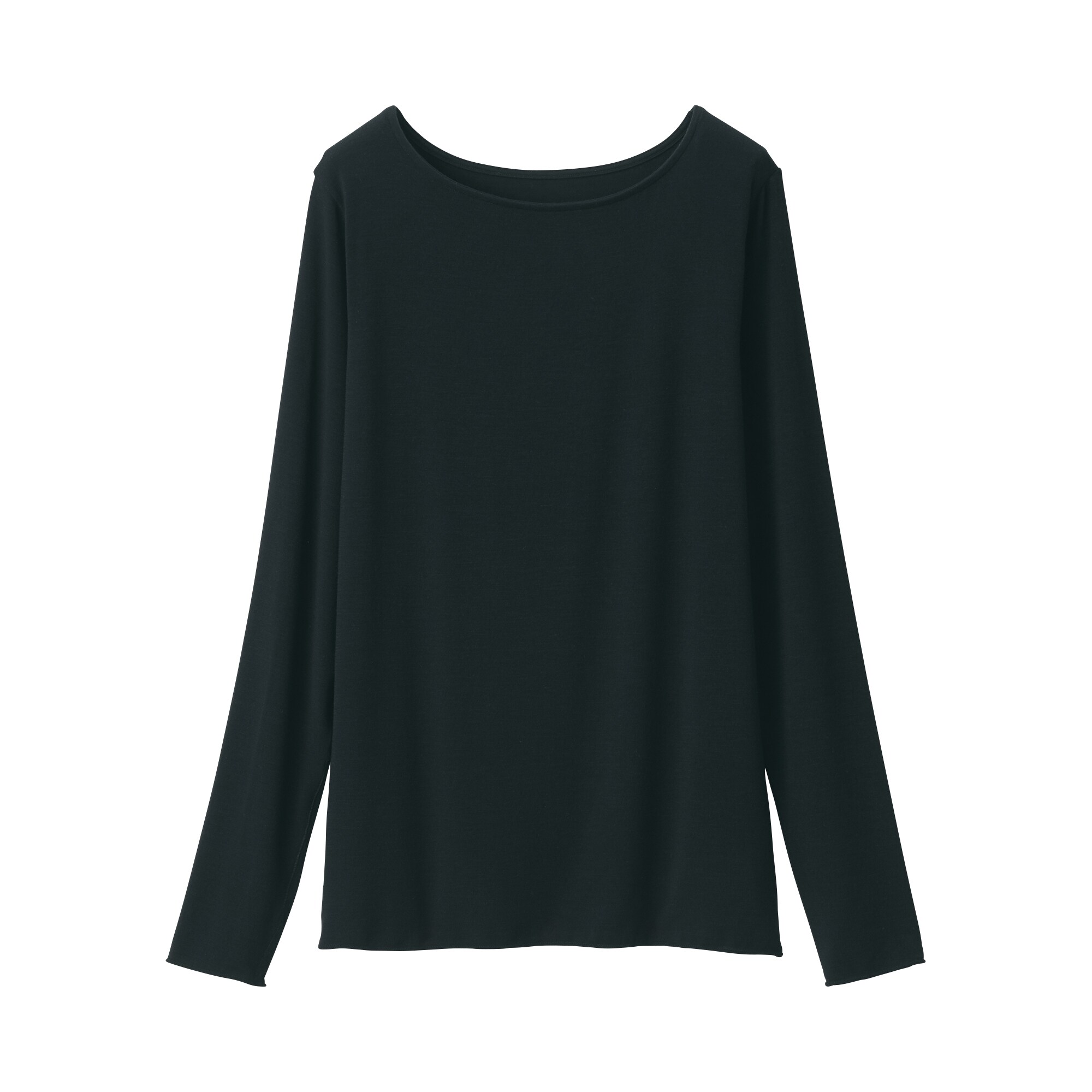婦人　シアークルーネック長袖Ｔシャツ