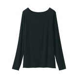 婦人　シアークルーネック長袖Ｔシャツ