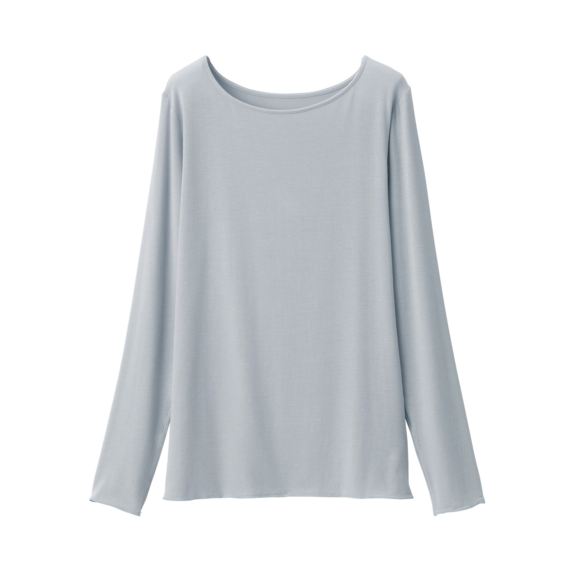 婦人　シアークルーネック長袖Ｔシャツ