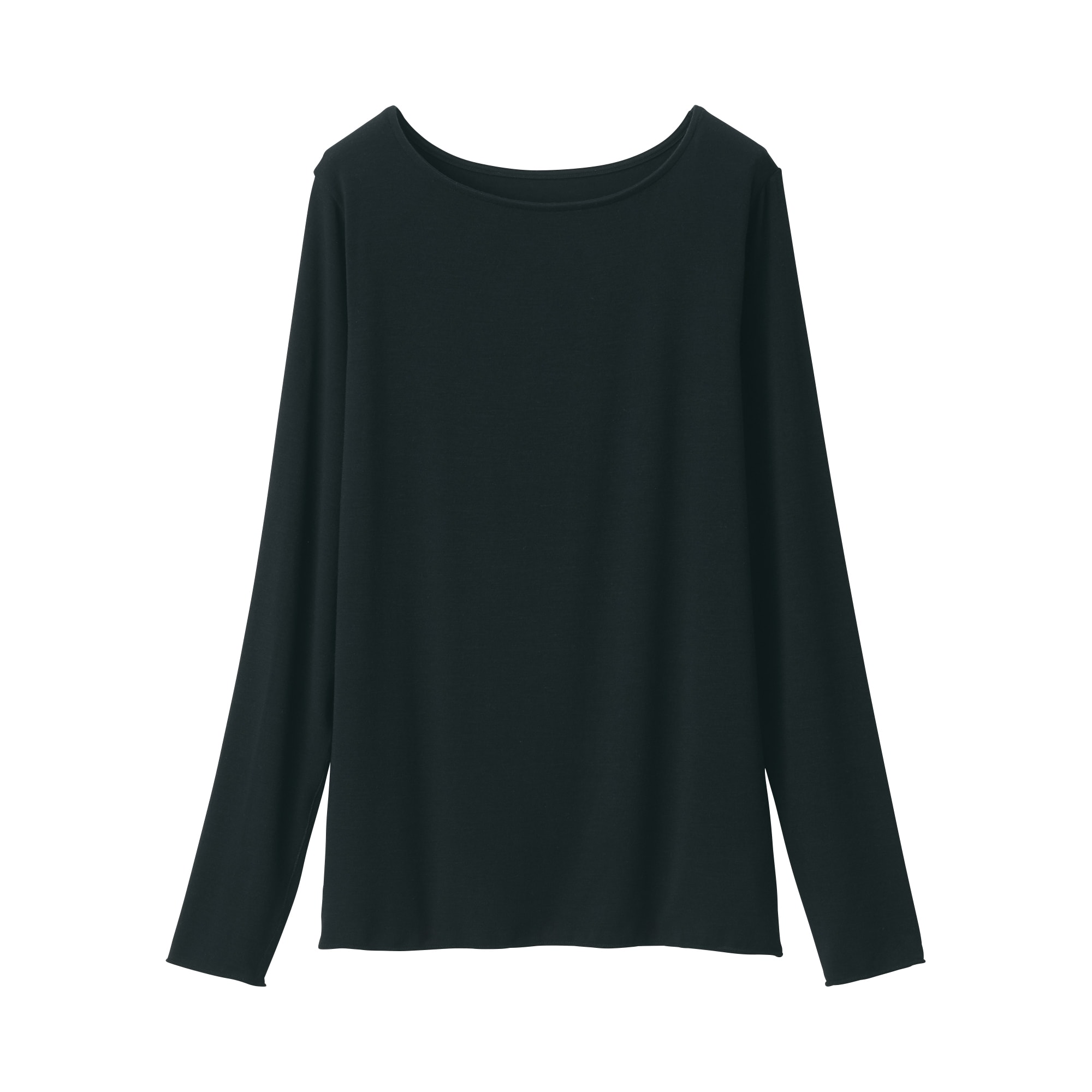 婦人 シアークルーネック長袖Tシャツ | 無印良品