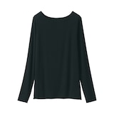 婦人　シアークルーネック長袖Ｔシャツ