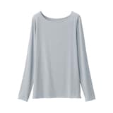 婦人　シアークルーネック長袖Ｔシャツ