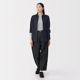 婦人　シアークルーネック長袖Ｔシャツ