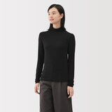 婦人　シアータートルネック長袖Ｔシャツ