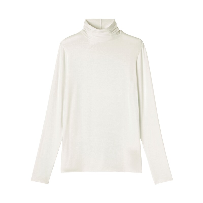 婦人　シアータートルネック長袖Ｔシャツ