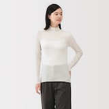 婦人　シアータートルネック長袖Ｔシャツ