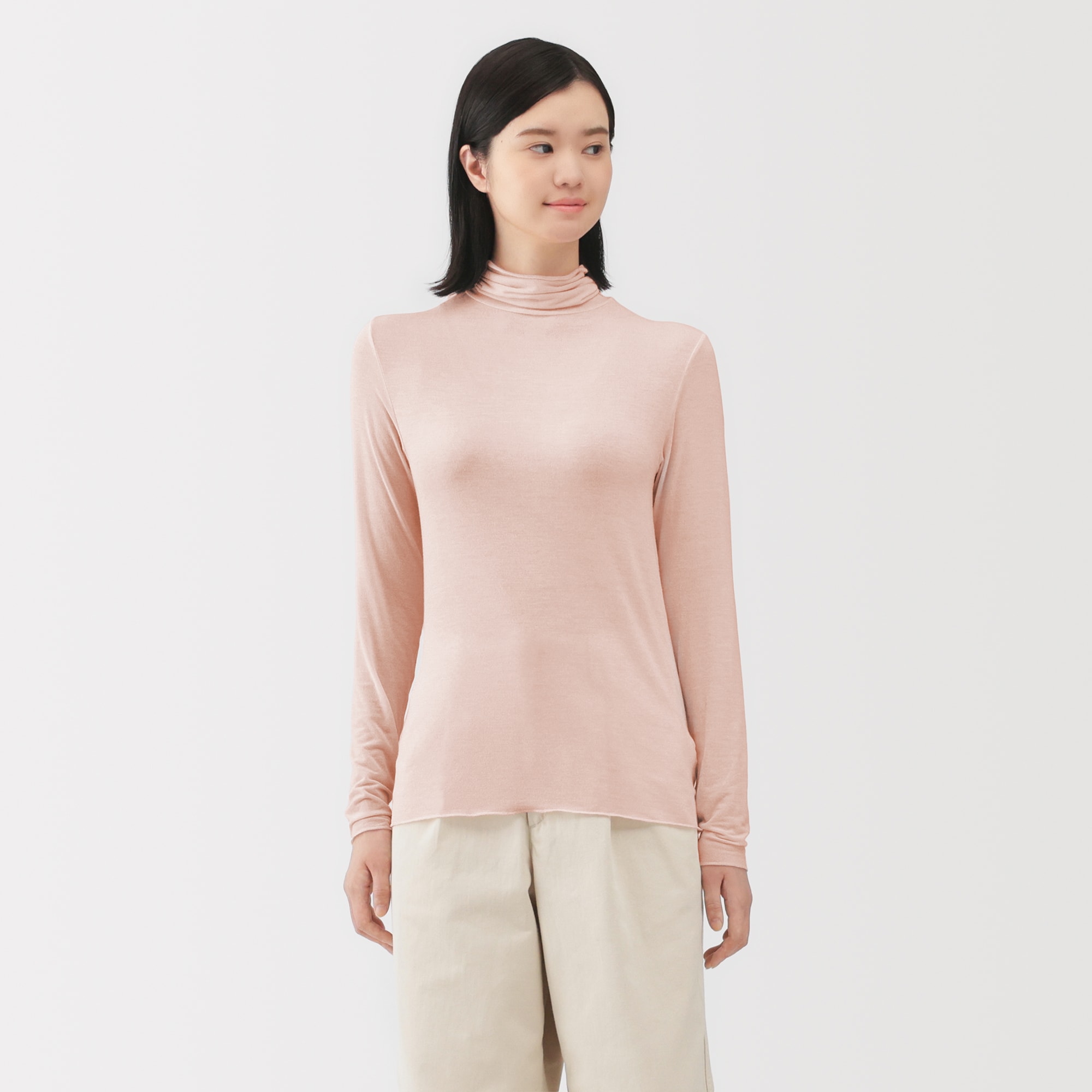 婦人 シアータートルネック長袖Tシャツ | 無印良品