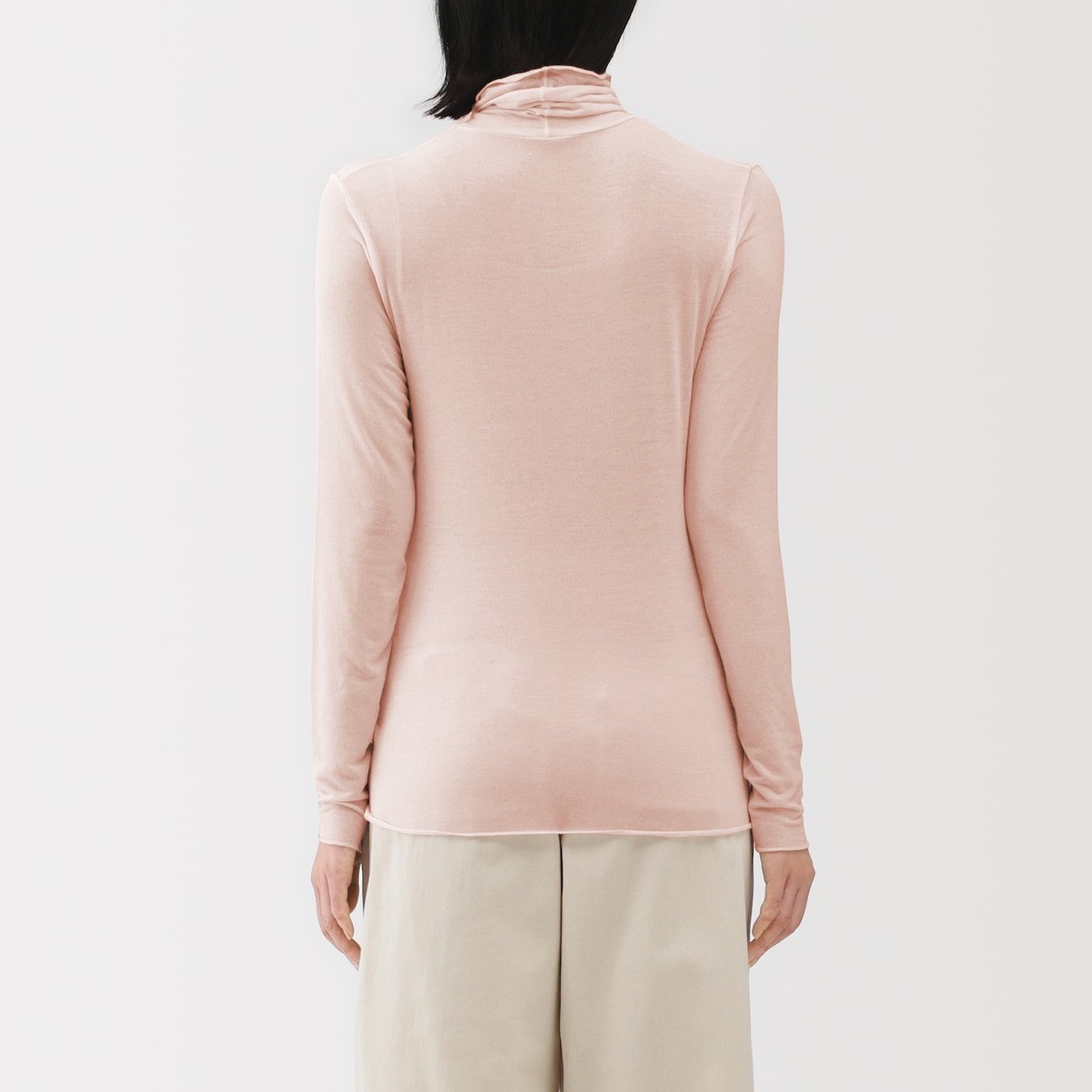 婦人　シアータートルネック長袖Ｔシャツ