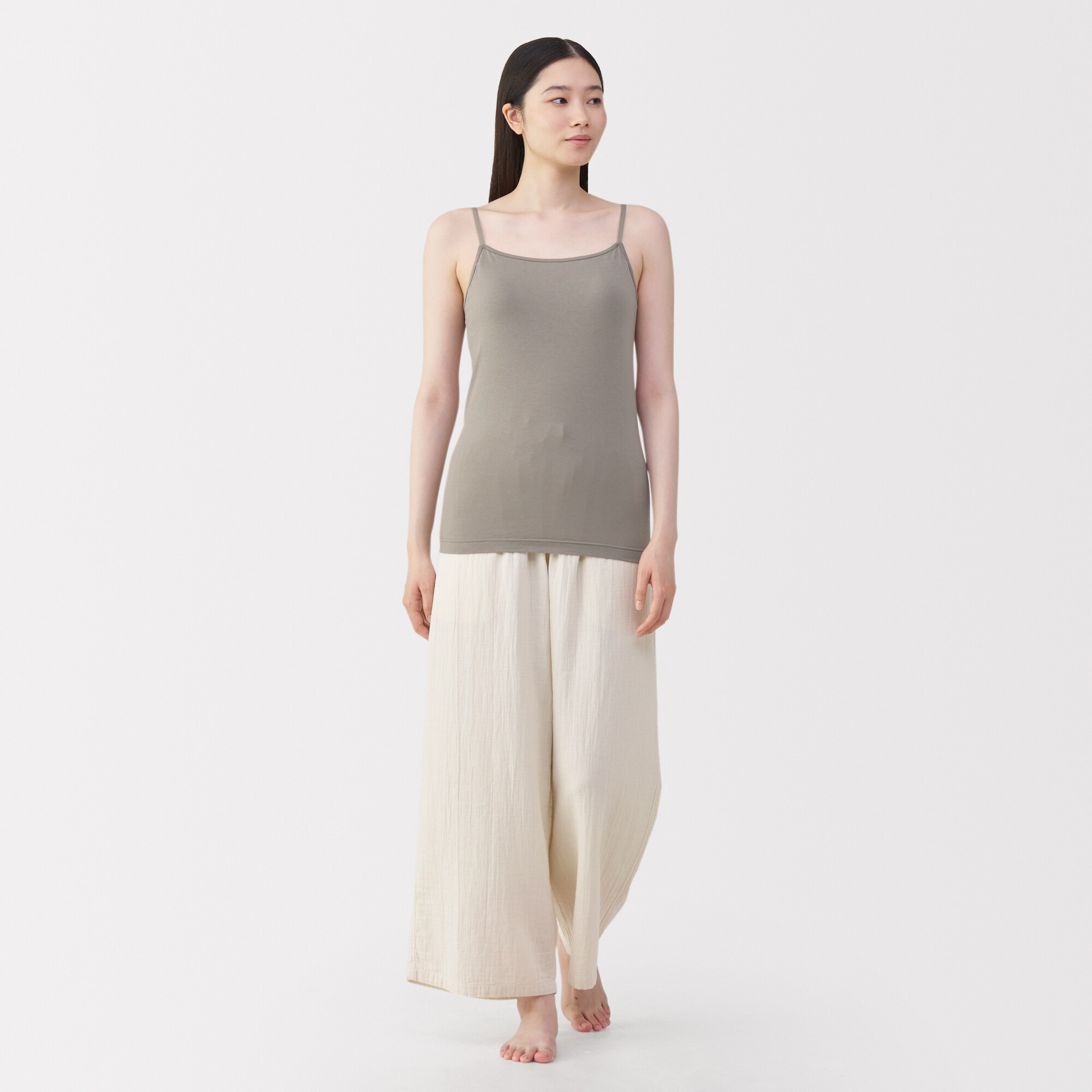 婦人　シルク混ブラキャミソール