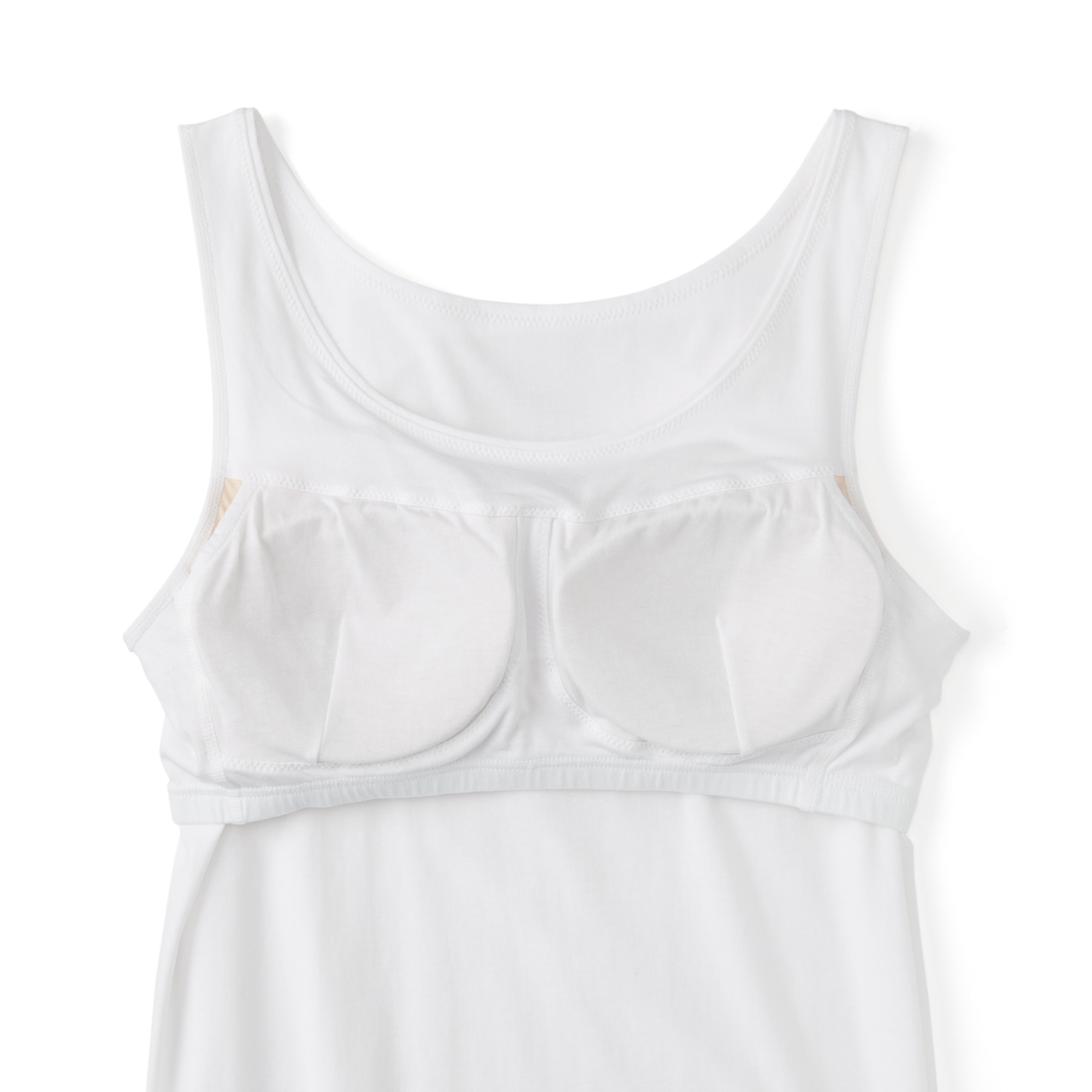 婦人　シルク混ブラタンクトップ