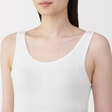 婦人　シルク混ブラタンクトップ