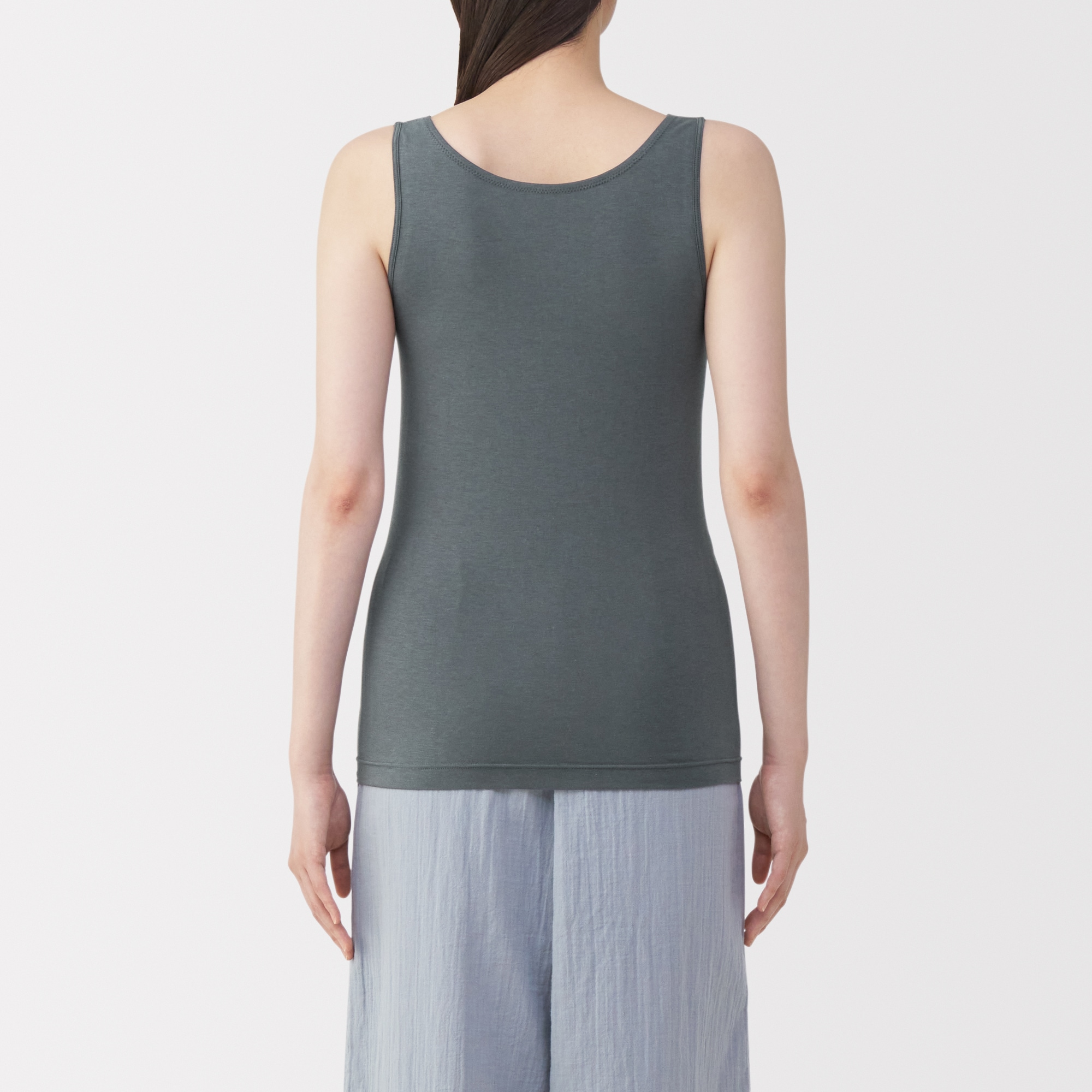 婦人　シルク混ブラタンクトップ