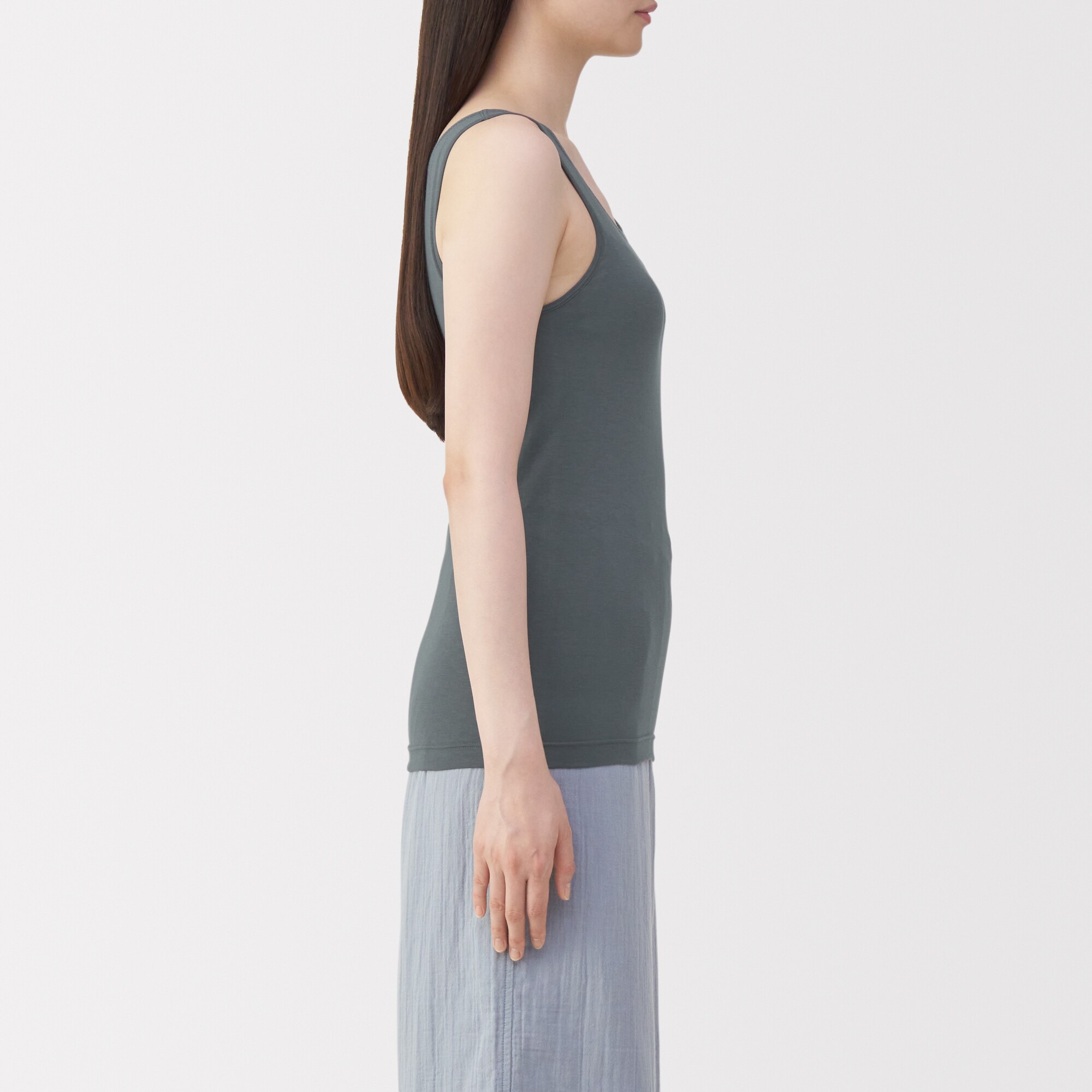 婦人 シルク混ブラタンクトップ | 無印良品