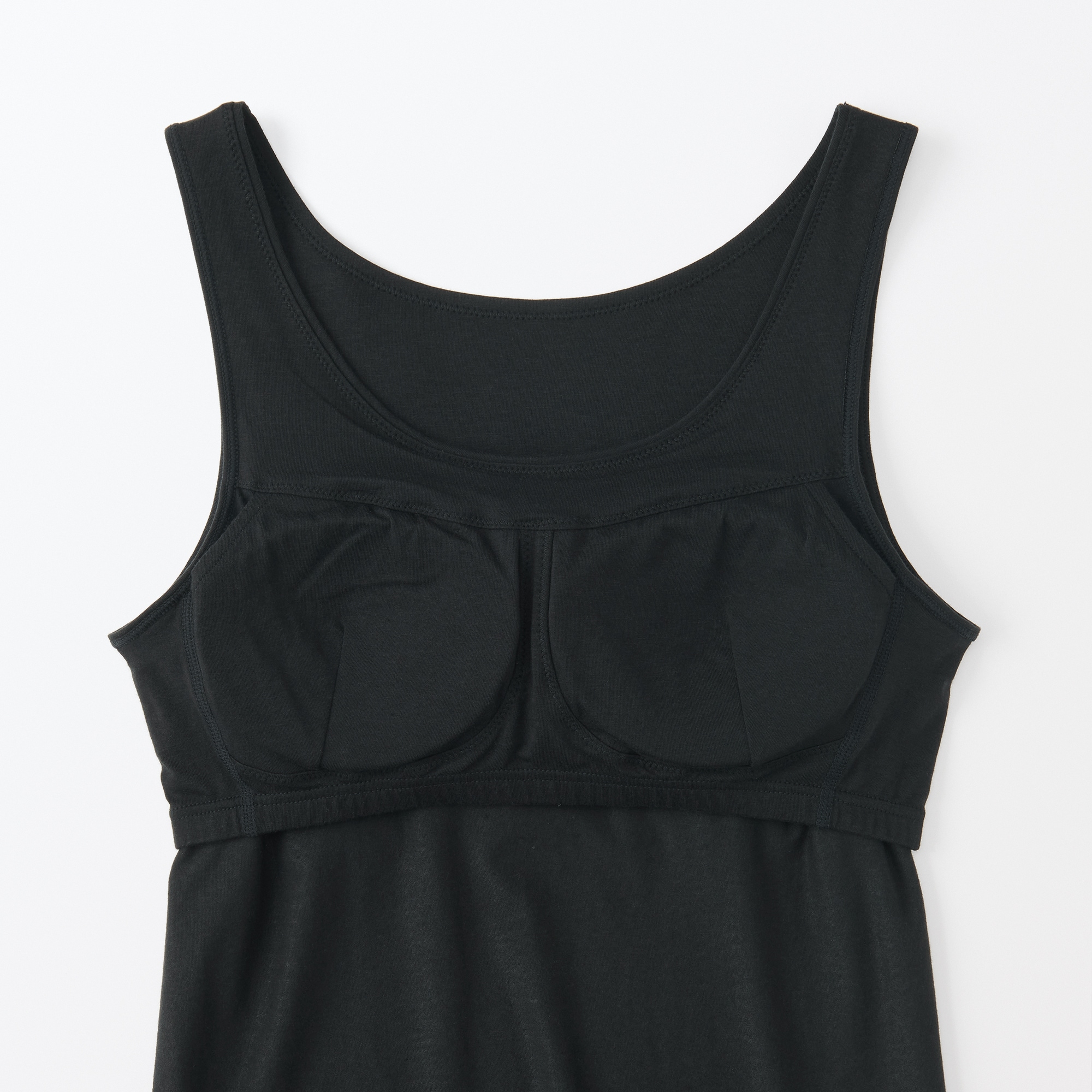 婦人　シルク混ブラタンクトップ