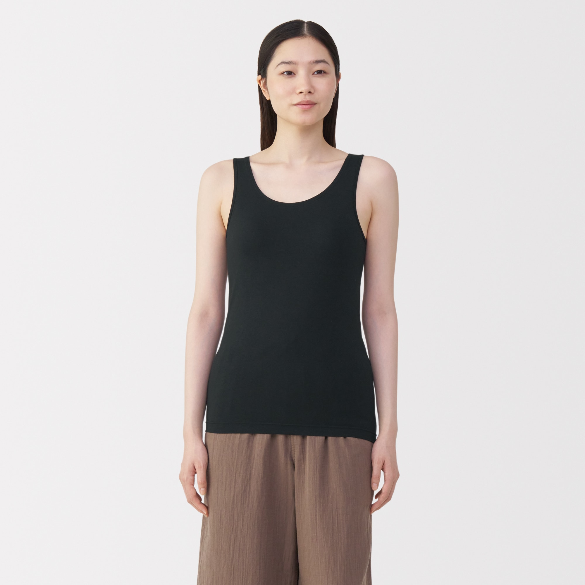 婦人 シルク混ブラタンクトップ | 無印良品