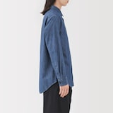 紳士　デニムシャツ