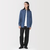 紳士　デニムシャツ