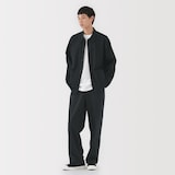 紳士　洗いざらしブロードシャツジャケット