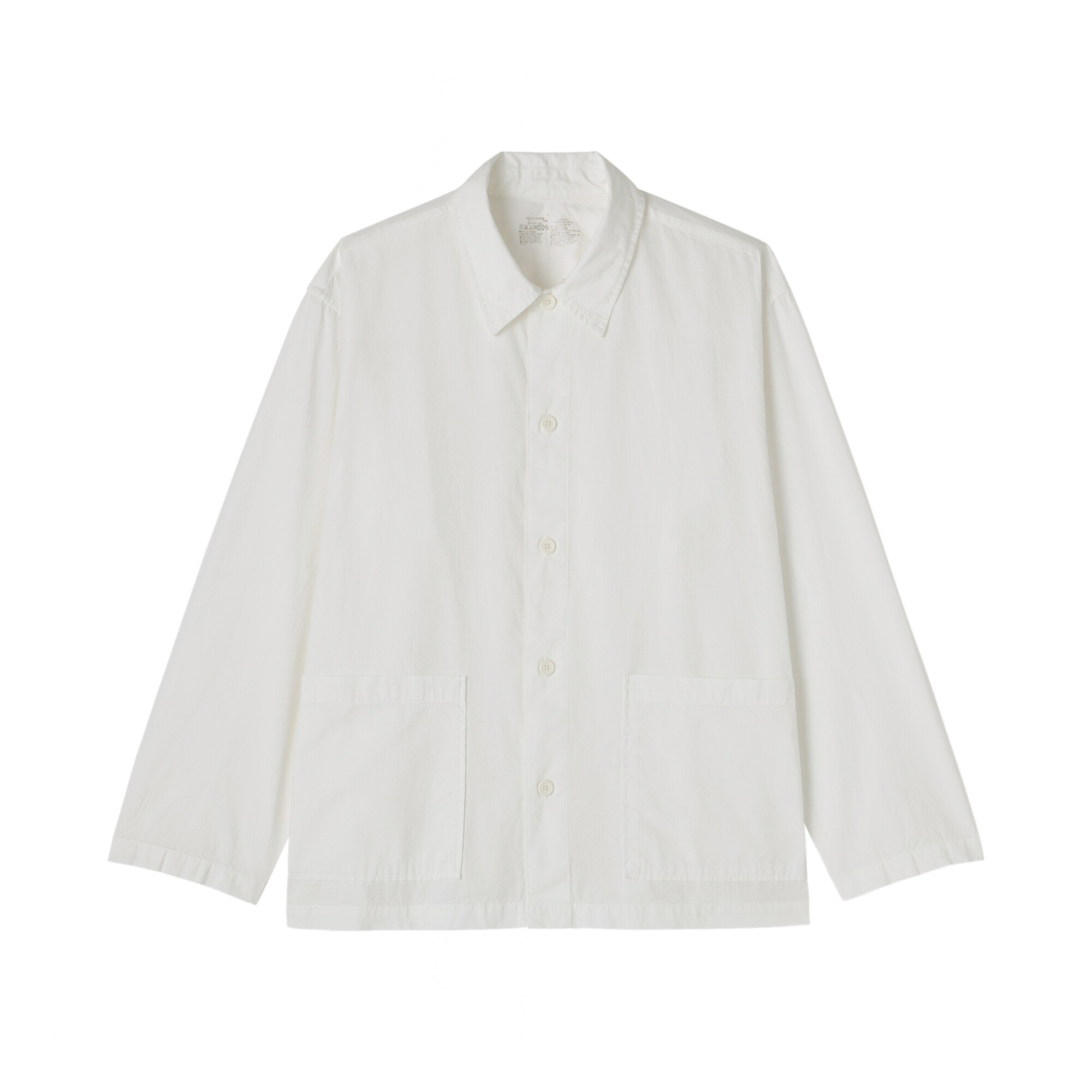 紳士　洗いざらしブロードシャツジャケット