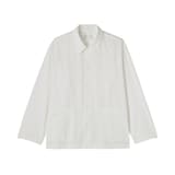 紳士　洗いざらしブロードシャツジャケット