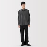 紳士　コットンウールフランネル長袖シャツ