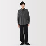 紳士　コットンウールフランネル長袖シャツ