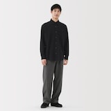 紳士　コットンウールフランネル長袖シャツ