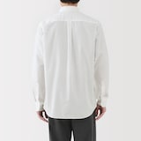 紳士　洗いざらしブロード長袖シャツ