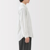 紳士　洗いざらしブロード長袖シャツ