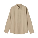 紳士　洗いざらしオックスボタンダウン長袖シャツ
