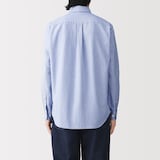 紳士　洗いざらしオックスボタンダウン長袖シャツ