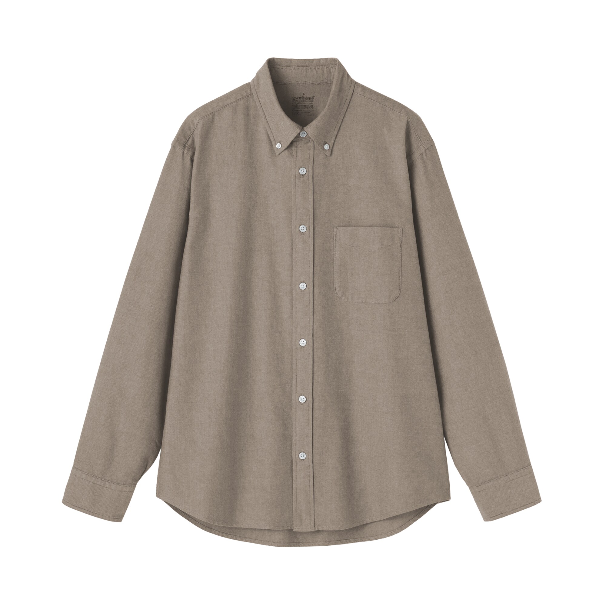 紳士 洗いざらしオックスボタンダウン長袖シャツ | 無印良品