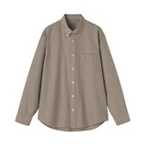 紳士　洗いざらしオックスボタンダウン長袖シャツ