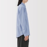 紳士　洗いざらしオックスボタンダウン長袖シャツ