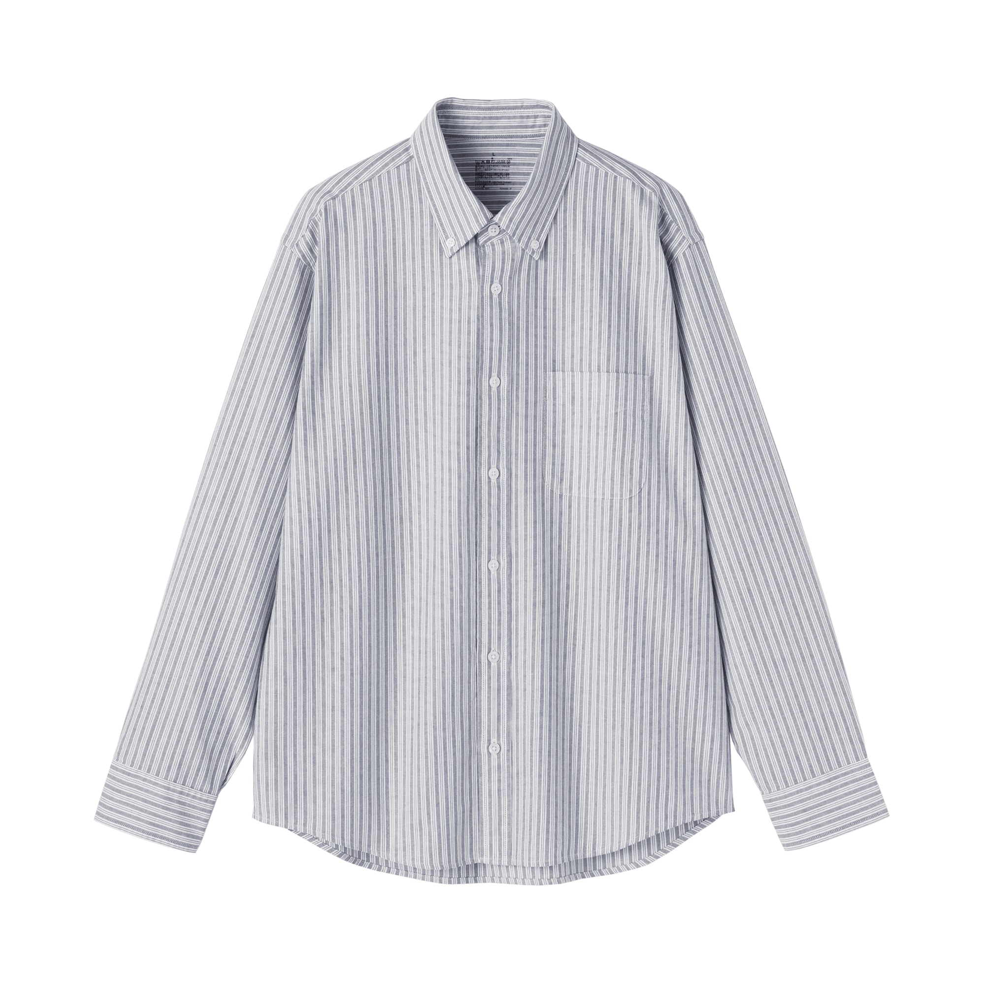 紳士 洗いざらしオックスボタンダウン長袖シャツ | 無印良品