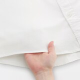 紳士　洗いざらしオックススタンドカラー長袖シャツ